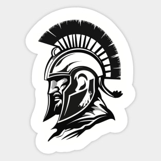 Spartan helmet strong face Sticker